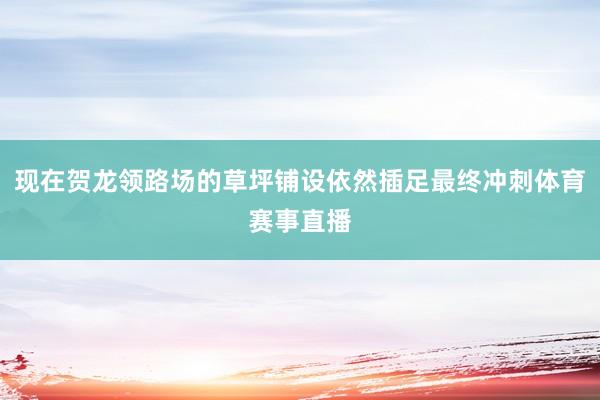 现在贺龙领路场的草坪铺设依然插足最终冲刺体育赛事直播