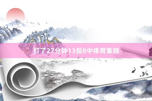打了27分钟13投8中体育集锦