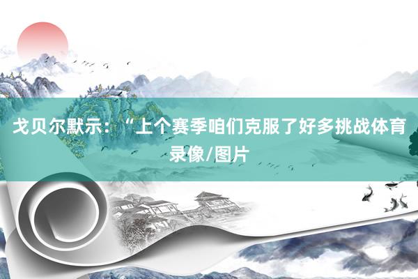 戈贝尔默示：“上个赛季咱们克服了好多挑战体育录像/图片