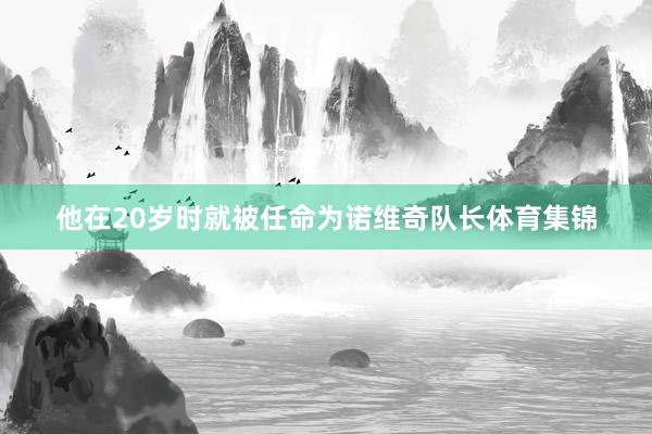 他在20岁时就被任命为诺维奇队长体育集锦