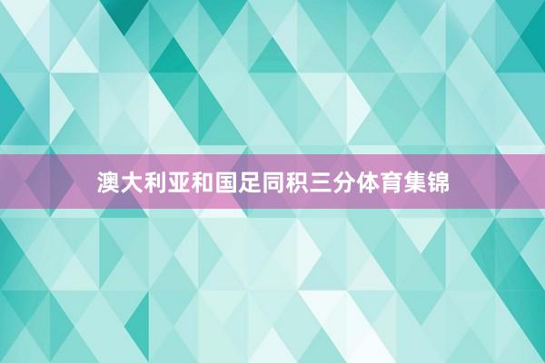 澳大利亚和国足同积三分体育集锦