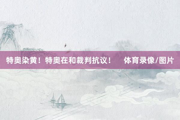 特奥染黄!特奥在和裁判抗议! 体育录像/图片