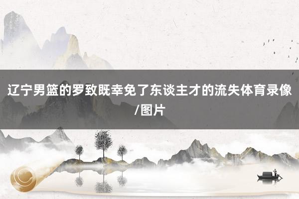 辽宁男篮的罗致既幸免了东谈主才的流失体育录像/图片