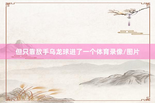 但只靠敌手乌龙球进了一个体育录像/图片