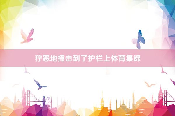 狞恶地撞击到了护栏上体育集锦