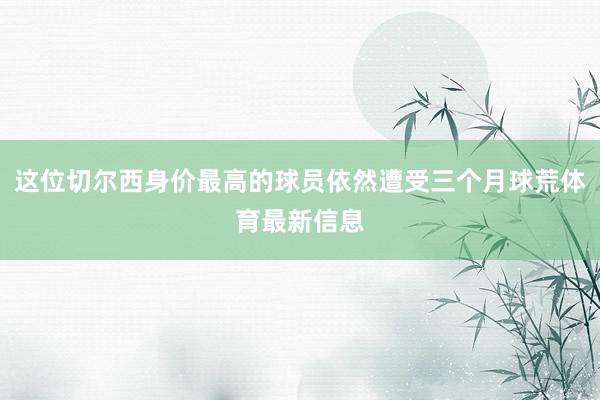 这位切尔西身价最高的球员依然遭受三个月球荒体育最新信息