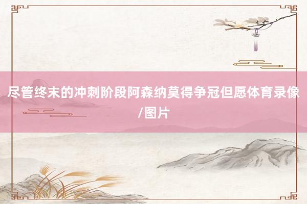 尽管终末的冲刺阶段阿森纳莫得争冠但愿体育录像/图片