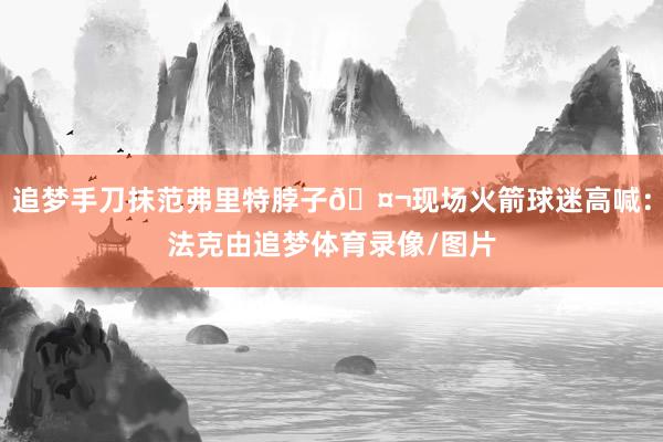 追梦手刀抹范弗里特脖子🤬现场火箭球迷高喊：法克由追梦体育录像