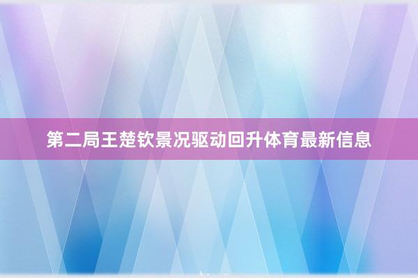 第二局王楚钦景况驱动回升体育最新信息