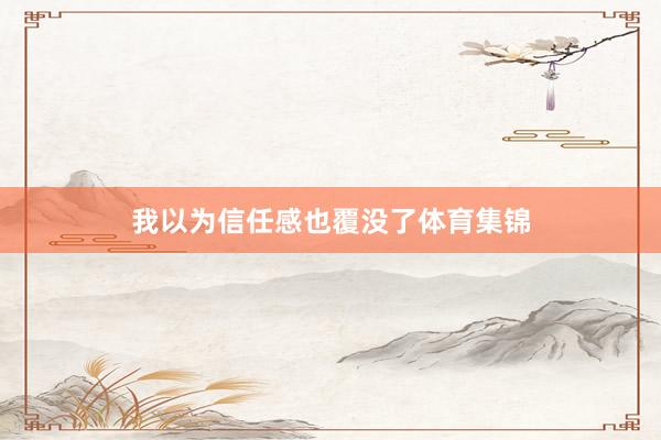 我以为信任感也覆没了体育集锦