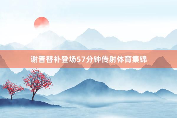 谢晋替补登场57分钟传射体育集锦
