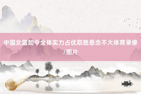 中国女篮如今全体实力占优取胜悬念不大体育录像/图片