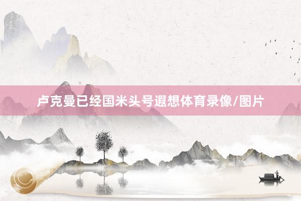 卢克曼已经国米头号遐想体育录像/图片