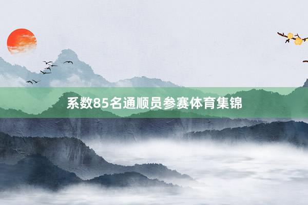 系数85名通顺员参赛体育集锦